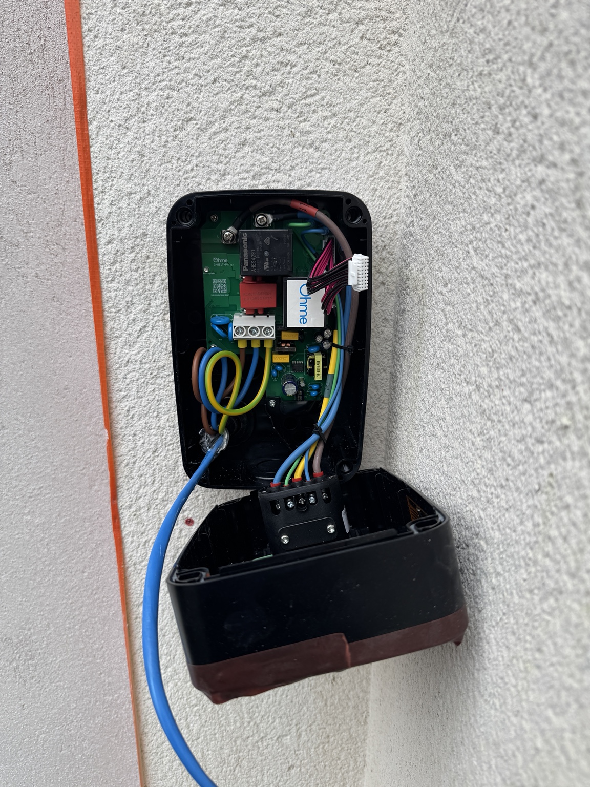 Garage consumer unit installation